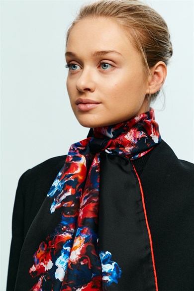 MAİ LEYL TİVİL İPEK ŞAL 50x200