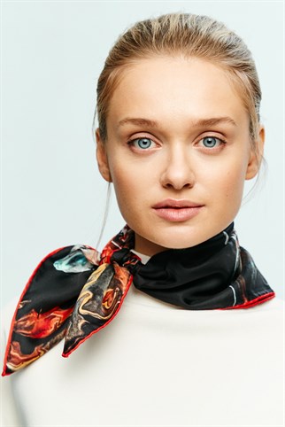 RAKS TİVİL İPEK GAVROŞ 55x55