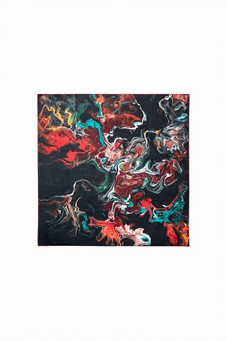 RAKS MODAL İPEK KARE ŞAL 115x115