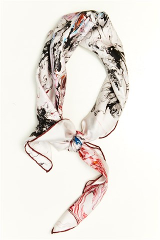 RUZ TİVİL İPEK EŞARP 90x90