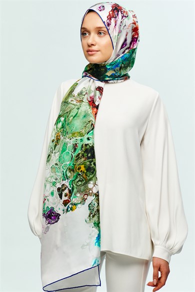 MAİ SA TİVİL İPEK ŞAL 75x200