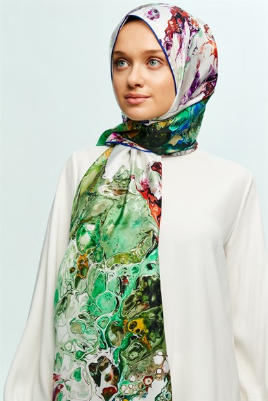 MAİ SA TİVİL İPEK ŞAL 75x200