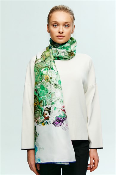 MAİ SA TİVİL İPEK ŞAL 75x200