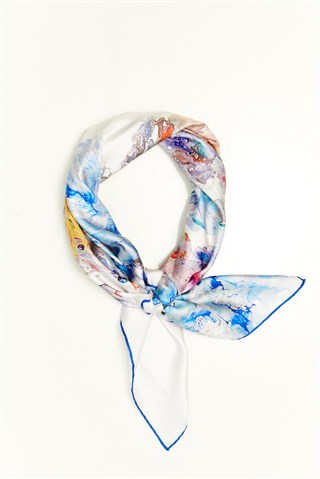 SİM TİVİL İPEK EŞARP 90x90