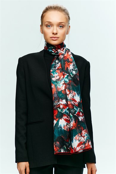 MAİ SIR TİVİL İPEK ŞAL 50x200