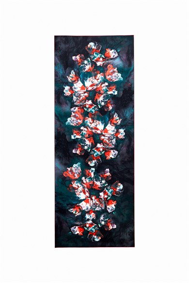 MAİ SIR TİVİL İPEK ŞAL 75x200