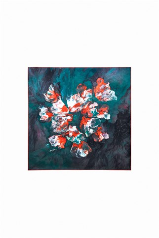 SIR TİVİL İPEK EŞARP 90x90