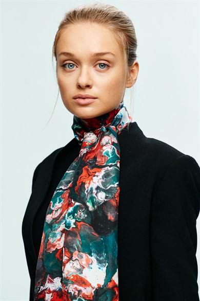 MAİ SIR TİVİL İPEK ŞAL 50x200