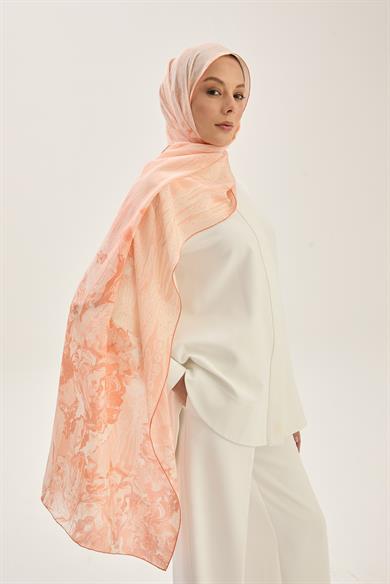 MECZ KREP İPEK ŞAL 70*190 CM - SOMON