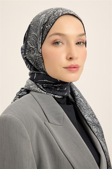 MERZ MULBERRY İPEK ŞAL 70*190 CM - ANTRASİT