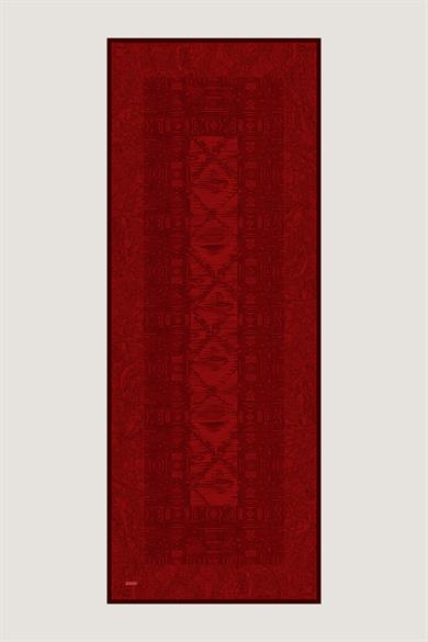 MERZ MULBERRY İPEK ŞAL 70*190 CM - BORDO