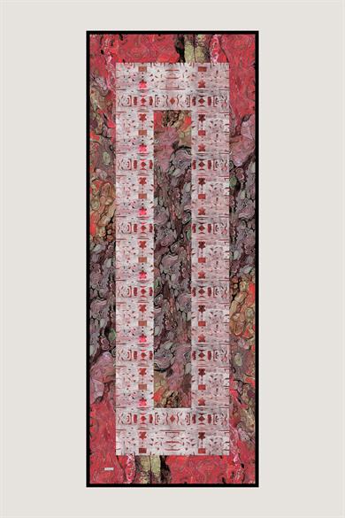 MERZ PAMUK İPEK ŞAL 70*190 CM - MERCAN