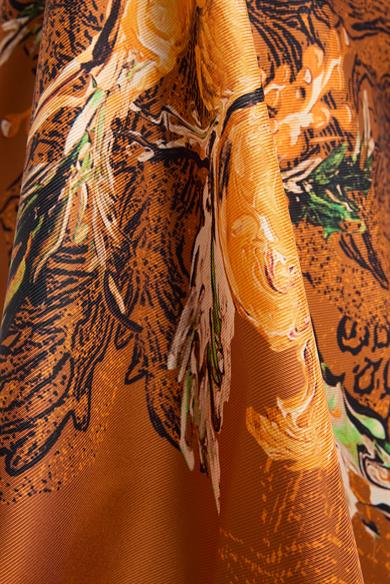 NARDEN MULBERRY İPEK ŞAL 70*190 CM - TABA