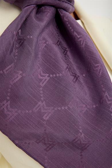 NEDA PAMUK İPEK EŞARP 90*90 CM - MOR