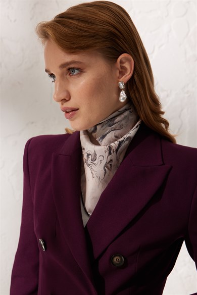 NEFHA TİVİL İPEK EŞARP 90x90