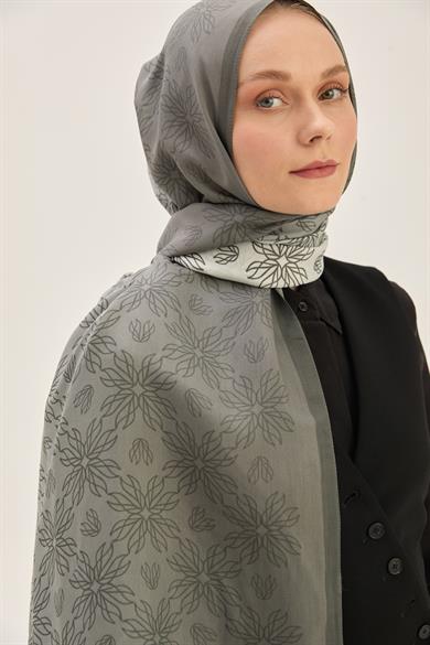 NEVA FLOŞ VİSKON 70*190 CM ŞAL - ANTRASİT