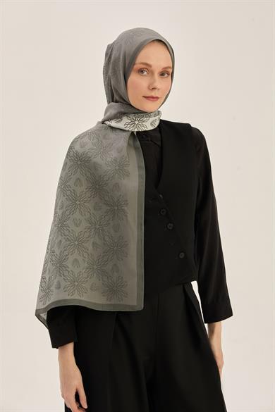 NEVA FLOŞ VİSKON 70*190 CM ŞAL - ANTRASİT