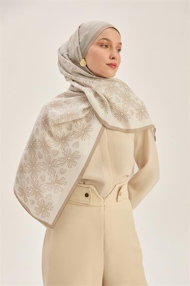 NEVA FLOŞ VİSKON 70*190 CM ŞAL - TAŞ