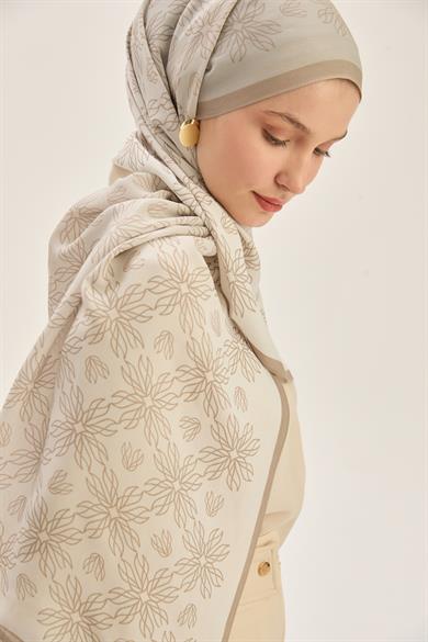 NEVA FLOŞ VİSKON 70*190 CM ŞAL - TAŞ