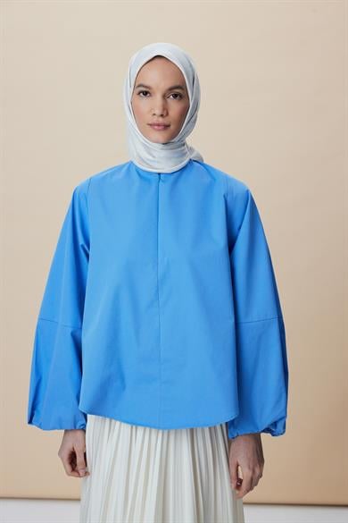 NÜVE TİVİL İPEK EŞARP 90*90 CM - VİZON