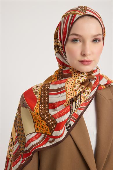 ÖZDE FLOŞ VİSKON ŞAL 70*190 CM - BORDO