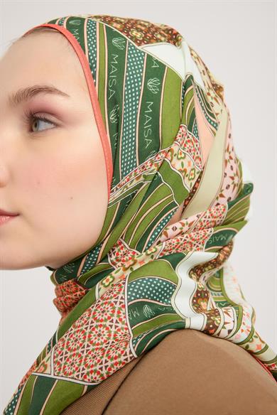 ÖZDE FLOŞ VİSKON ŞAL 70*190 CM - PEMBE