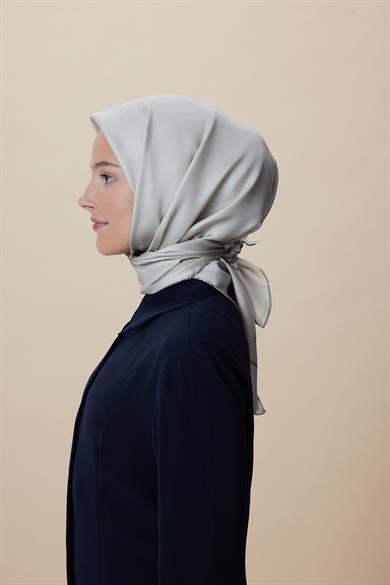 PAK TİVİL İPEK EŞARP 90*90 CM - BEJ