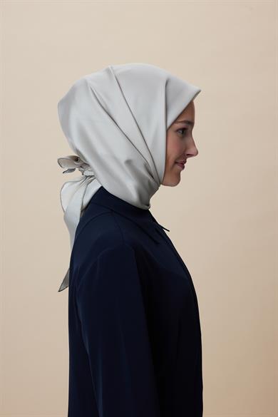 PAK TİVİL İPEK EŞARP 90*90 CM - BEJ