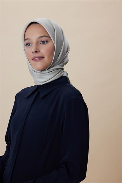 PAK TİVİL İPEK EŞARP 90*90 CM - BEJ