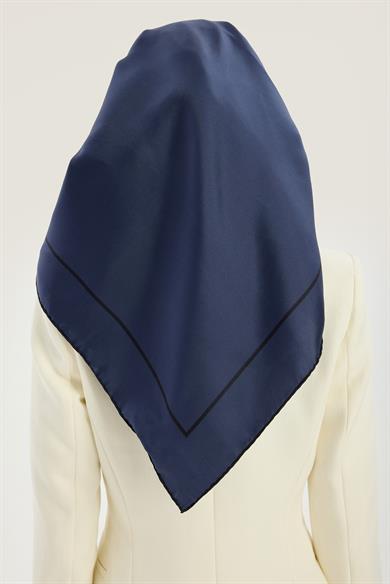 PAK TİVİL İPEK EŞARP 90*90 CM - SAKS