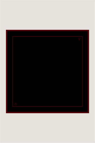 PAK TİVİL İPEK EŞARP 90*90 CM - SİYAH