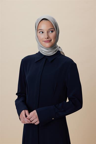 PAK TİVİL İPEK EŞARP 90*90 CM - VİZON