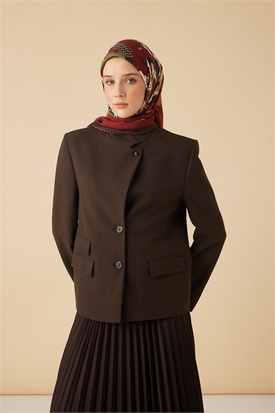 REHA YÜN ÜÇGEN ŞAL 140*140/2 CM - BORDO