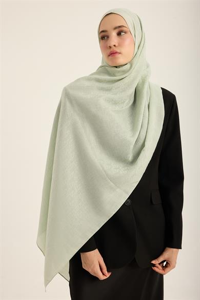 REMZ İPEK PAMUK TENSEL ŞAL 70*190 CM - MİNT YEŞİLİ