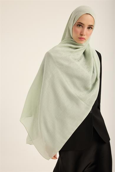 REMZ İPEK PAMUK TENSEL ŞAL 70*190 CM - MİNT YEŞİLİ