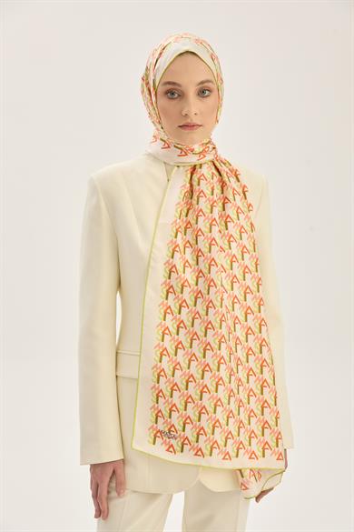 REMZ MULBERRY İPEK ŞAL 70*190 CM - FISTIK YEŞİLİ
