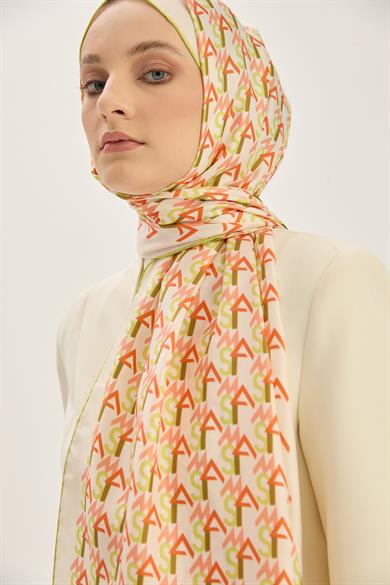 REMZ MULBERRY İPEK ŞAL 70*190 CM - FISTIK YEŞİLİ
