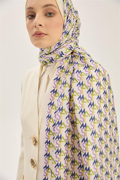REMZ MULBERRY İPEK ŞAL 70*190 CM - HARDAL