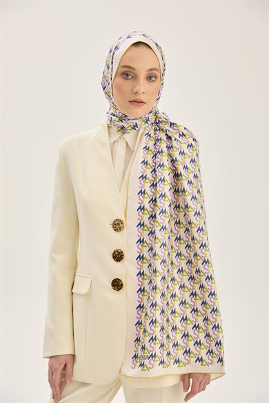 REMZ MULBERRY İPEK ŞAL 70*190 CM - HARDAL