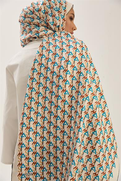 REMZ MULBERRY İPEK ŞAL 70*190 CM - KAHVERENGİ