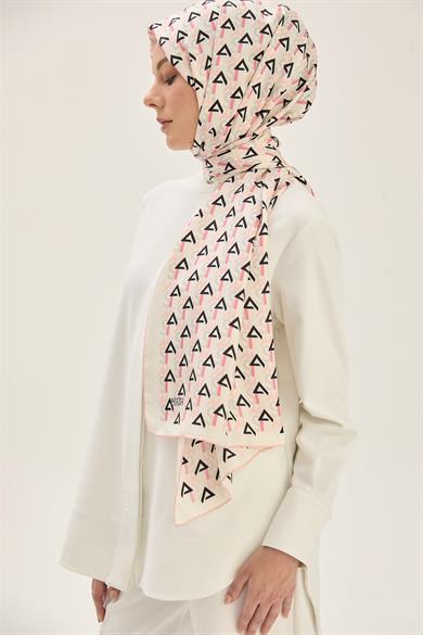 REMZ MULBERRY İPEK ŞAL 70*190 CM - PUDRA PEMBE