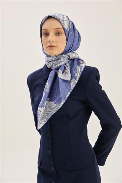 REŞHA MULBERRY İPEK EŞARP 90*90 CM - MOR