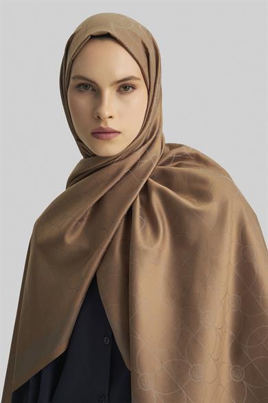 RİND%100 İPEK JAKARLI ŞAL-BAKIR