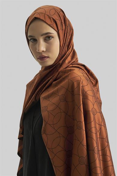 RİND%100 İPEK JAKARLI ŞAL-TARÇIN