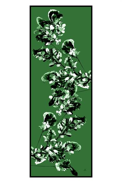 RİŞE KREP İPEK ŞAL 70*190 – YEŞİL