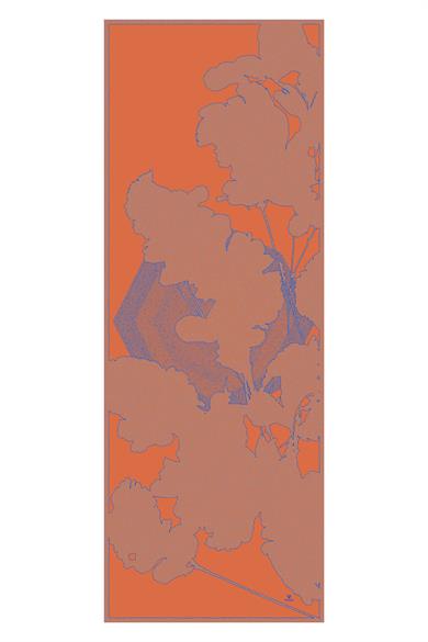 ROZE PAMUK İPEK ŞAL 70*190 – TURUNCU 