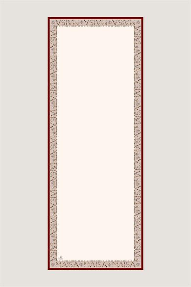 RUFİ KREP İPEK ŞAL 70*190 CM - KREM