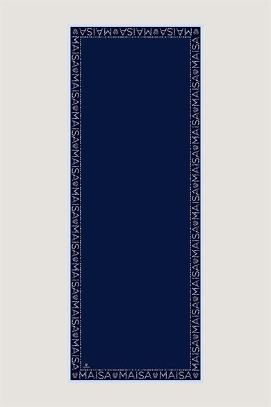 RUFİ KREP İPEK ŞAL 70*190 CM - LACİVERT