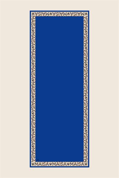 RUFİ KREP İPEK ŞAL 70*190 CM - MAVİ