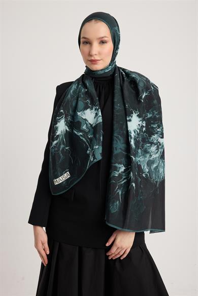 SABA FLOŞ VİSKON ŞAL 70*190 CM - SİYAH